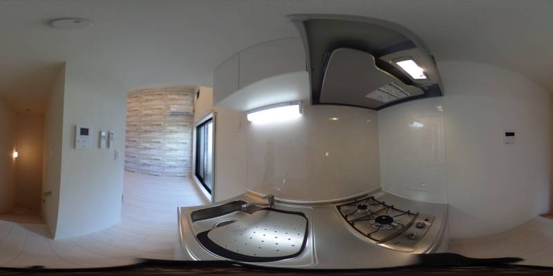 パノラマ画像キッチン