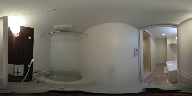 パノラマ画像バスルーム