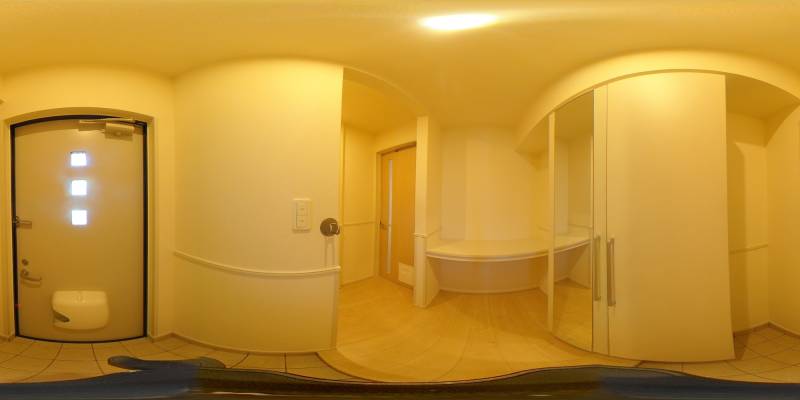 パノラマ画像玄関