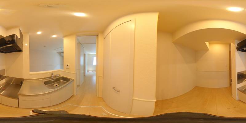 パノラマ画像キッチン