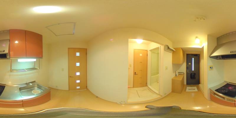パノラマ画像キッチン