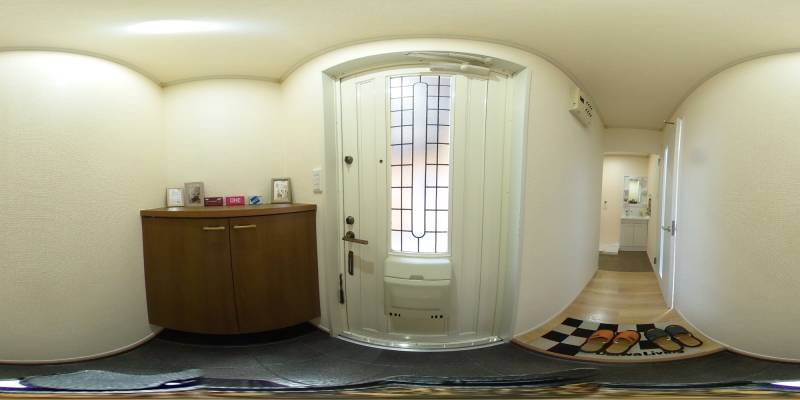 パノラマ画像玄関