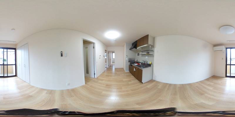 パノラマ画像リビング