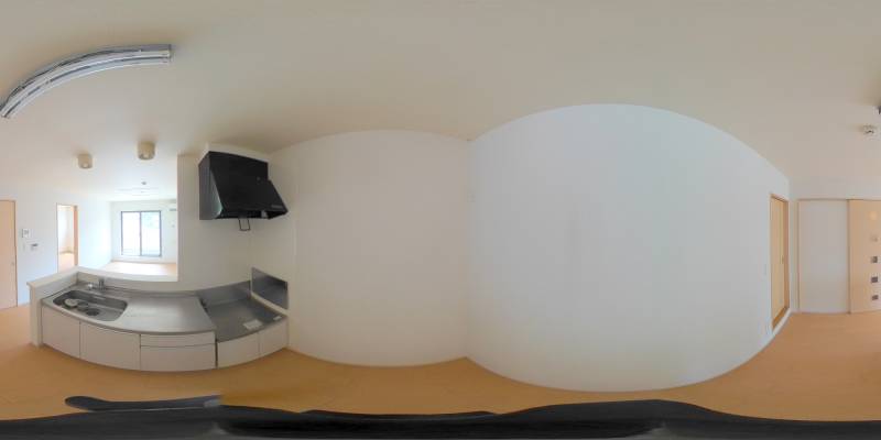 パノラマ画像キッチン