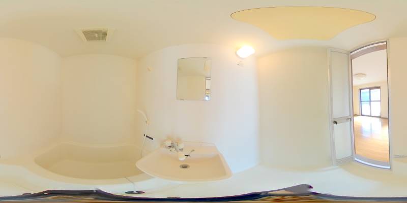 パノラマ画像バスルーム