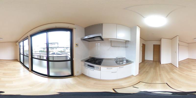 パノラマ画像キッチン