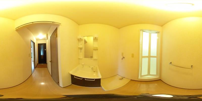 パノラマ画像洗面所