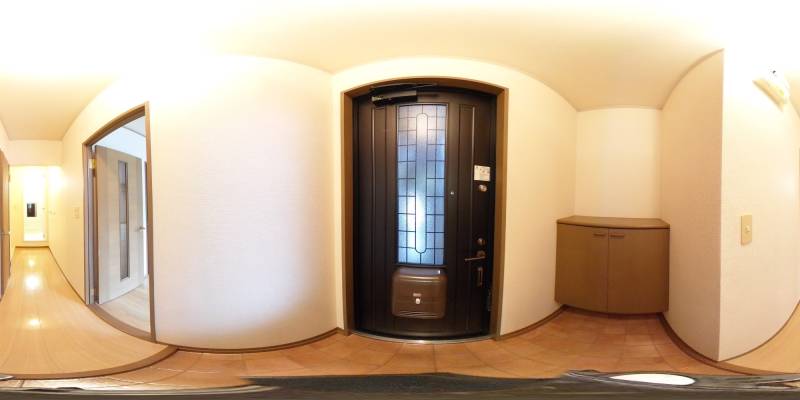 パノラマ画像玄関