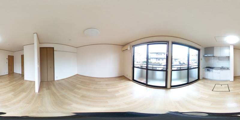 パノラマ画像リビング