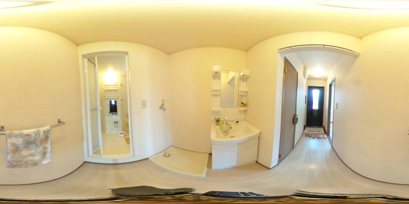 パノラマ画像洗面所