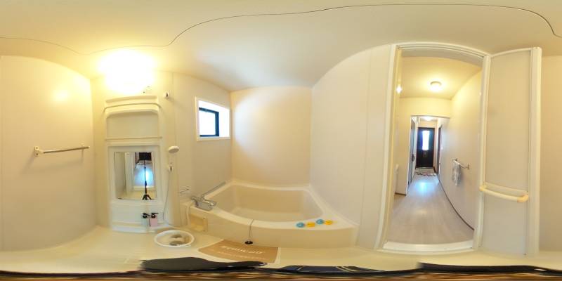 パノラマ画像バスルーム