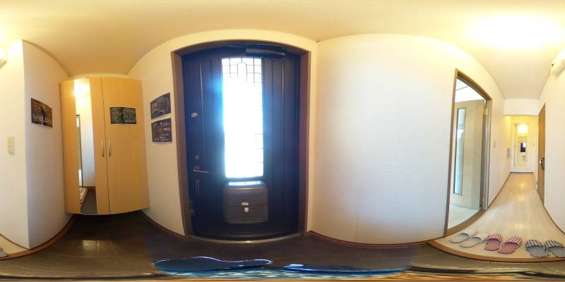 パノラマ画像玄関