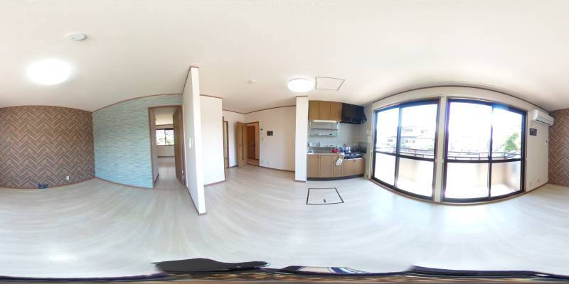 パノラマ画像リビング