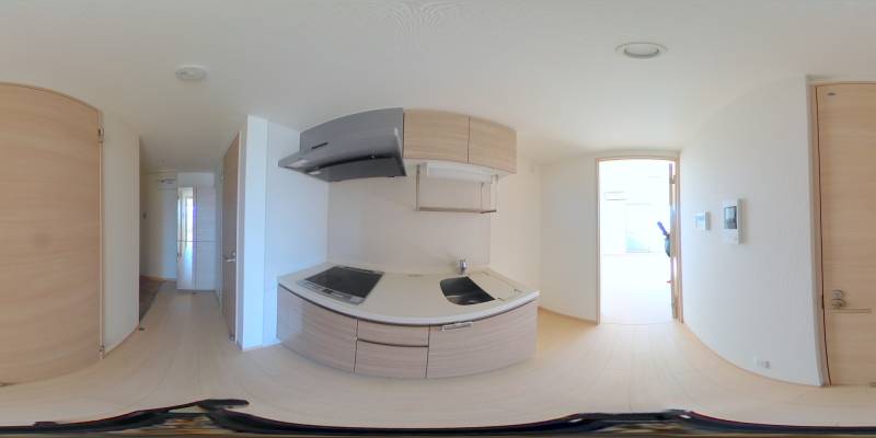 パノラマ画像キッチン