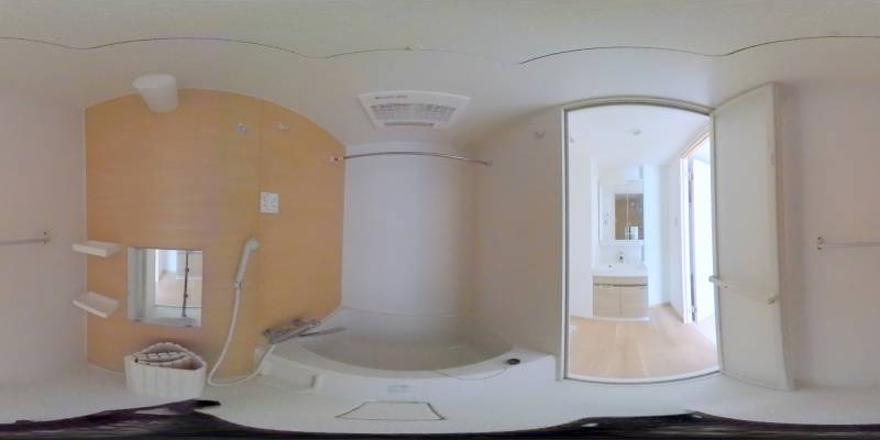 パノラマ画像バスルーム