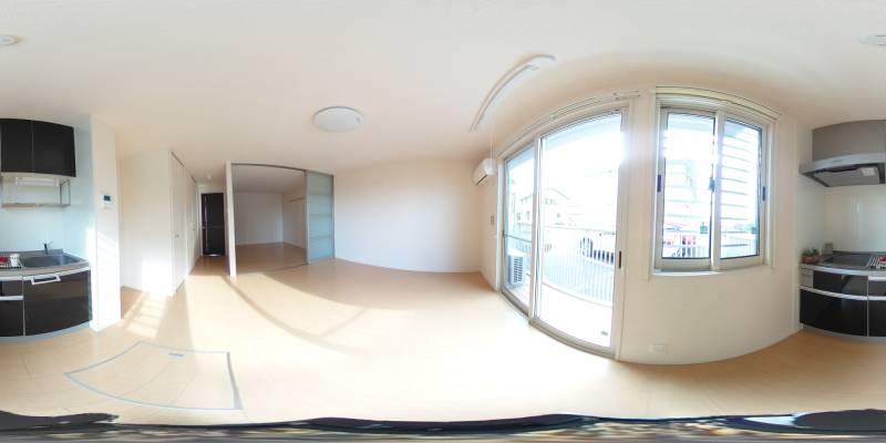 パノラマ画像キッチン