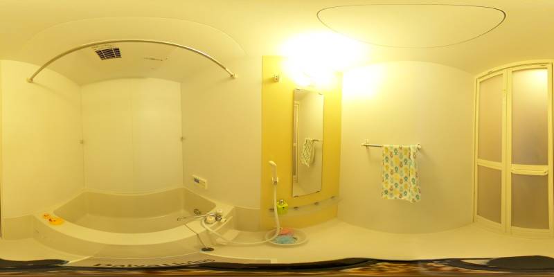 パノラマ画像バスルーム