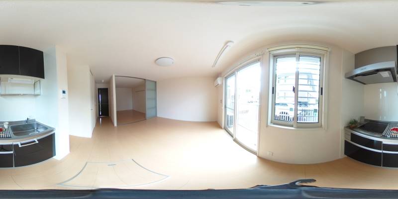 パノラマ画像キッチン