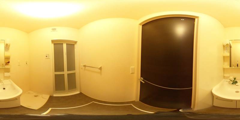 パノラマ画像洗面所