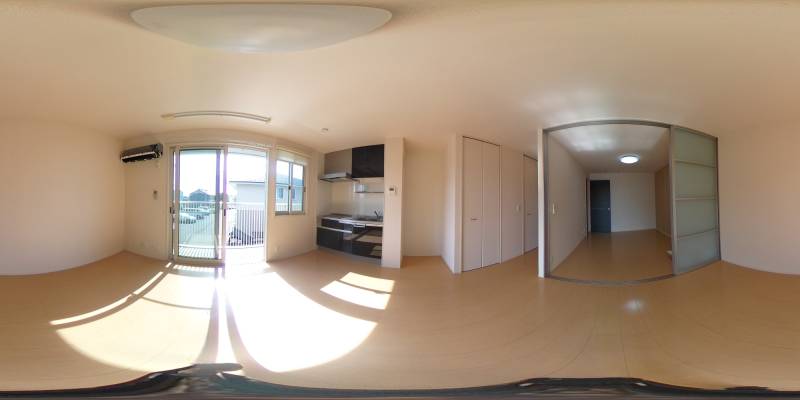 パノラマ画像リビング