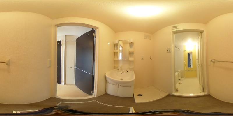 パノラマ画像洗面所