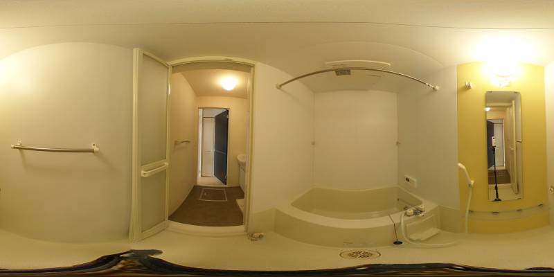 パノラマ画像バスルーム