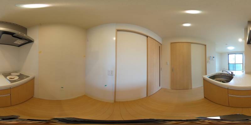 パノラマ画像キッチン