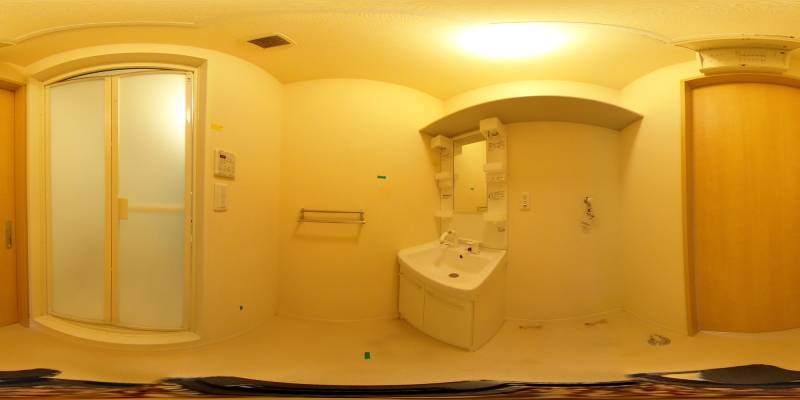 パノラマ画像洗面所