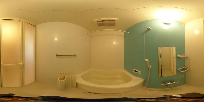 パノラマ画像バスルーム