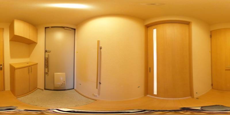 パノラマ画像玄関