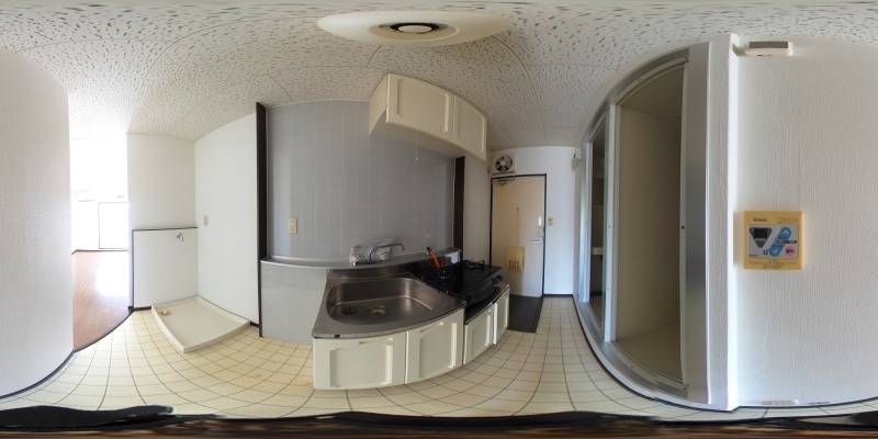 パノラマ画像キッチン