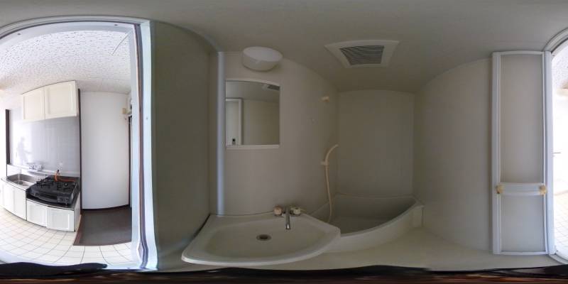 パノラマ画像洗面所