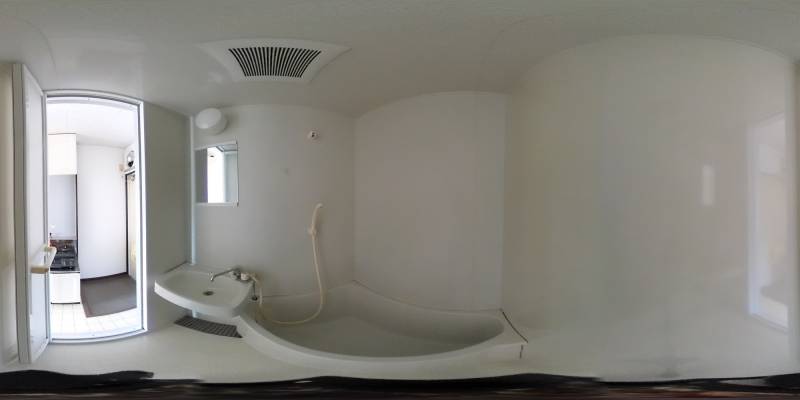 パノラマ画像バスルーム