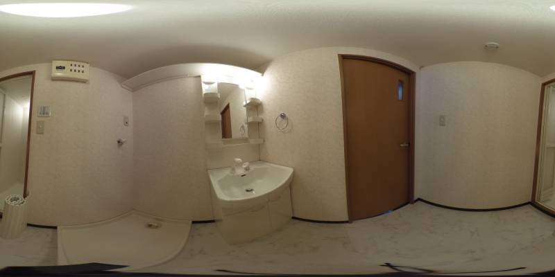 パノラマ画像洗面所