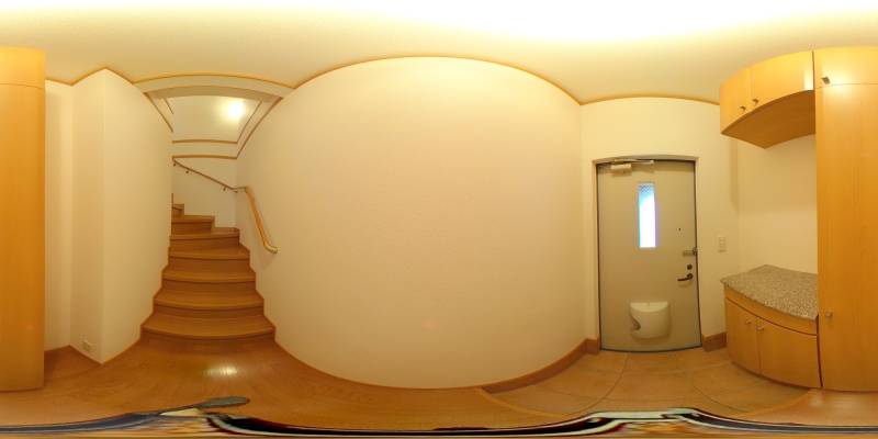 パノラマ画像玄関