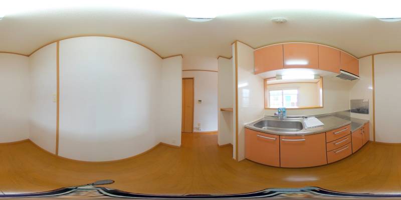 パノラマ画像キッチン