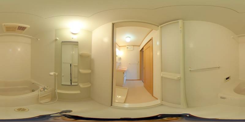 パノラマ画像バスルーム