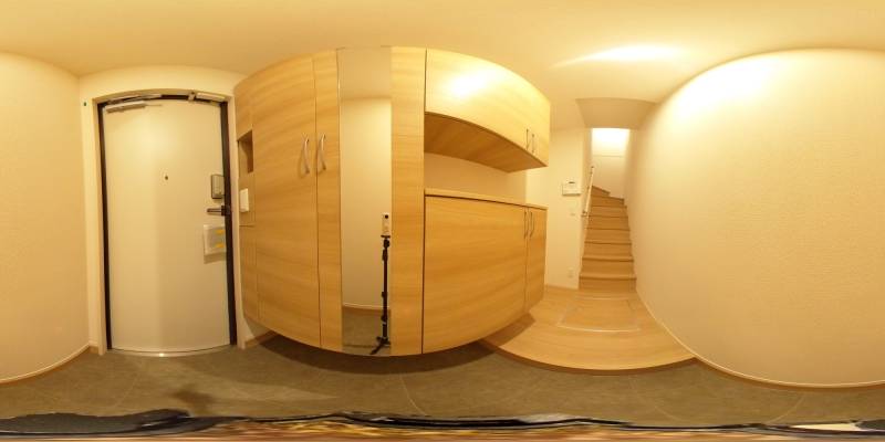 パノラマ画像玄関