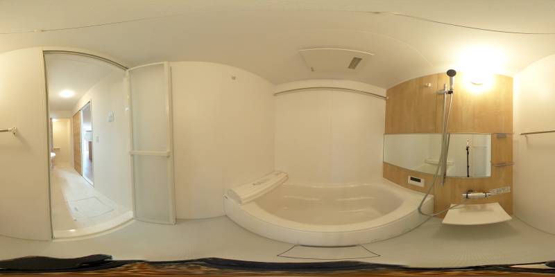 パノラマ画像バスルーム