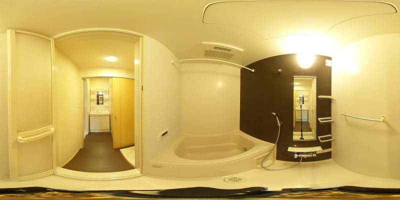 パノラマ画像バスルーム