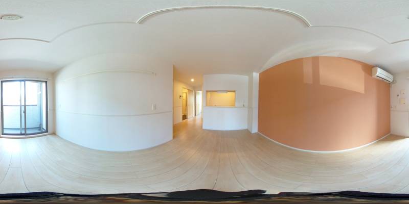 パノラマ画像リビング