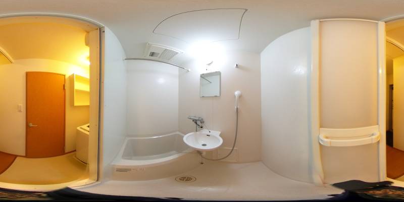 パノラマ画像バスルーム