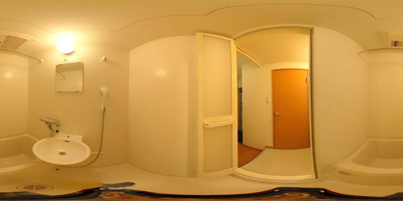 パノラマ画像バスルーム