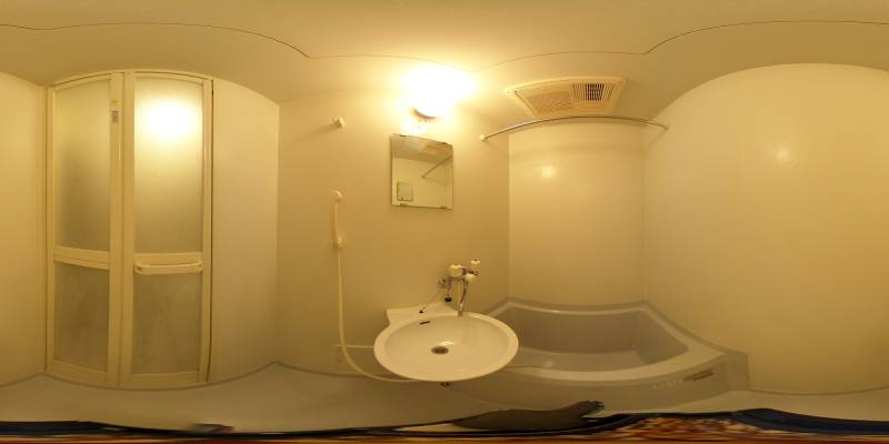 パノラマ画像バスルーム