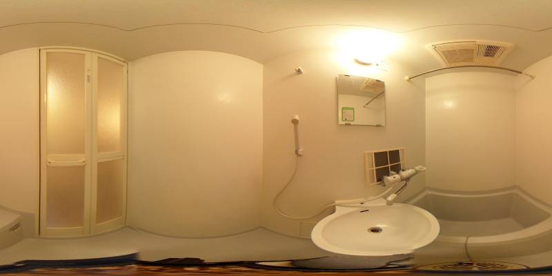 パノラマ画像バスルーム