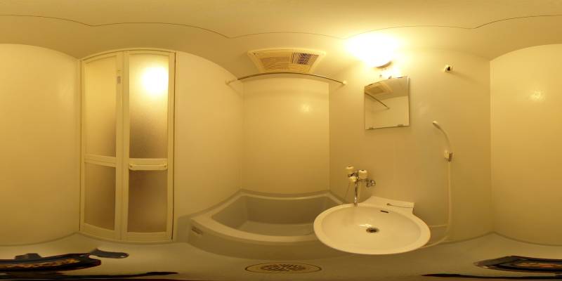 パノラマ画像バスルーム