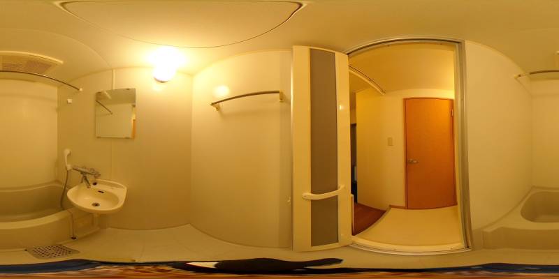 パノラマ画像バスルーム