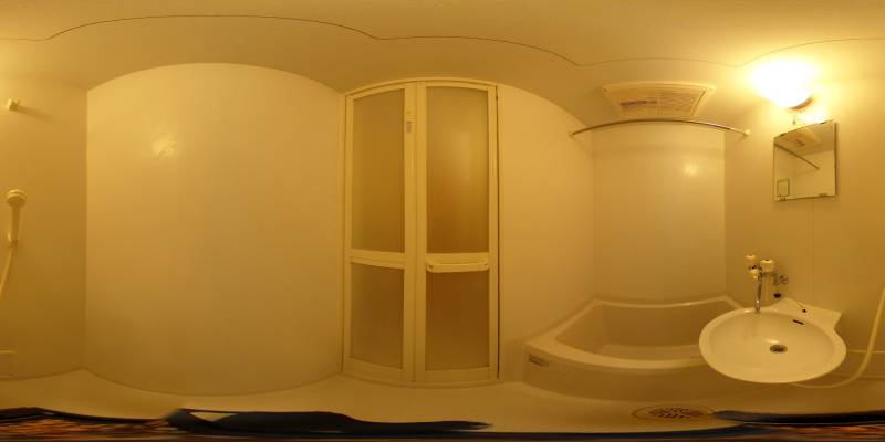 パノラマ画像バスルーム