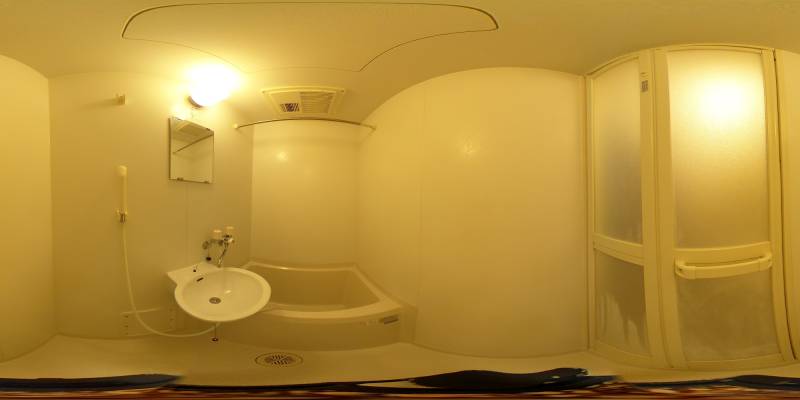 パノラマ画像バスルーム