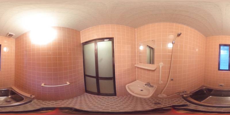 パノラマ画像バスルーム